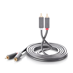 Кабель Ugreen AV104 2RCA - 2RCA Black 5m