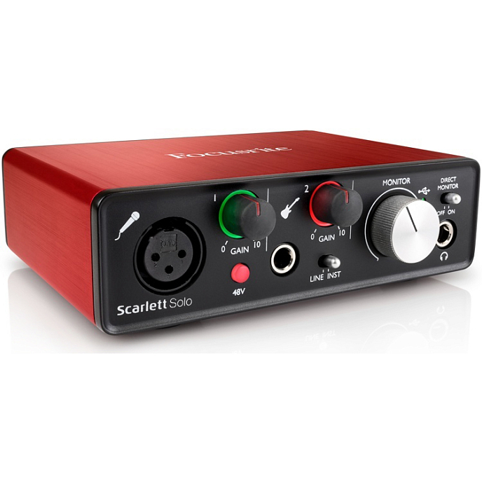 Внешняя звуковая карта FOCUSRITE Scarlett Solo USB 2nd Gen - рис.0