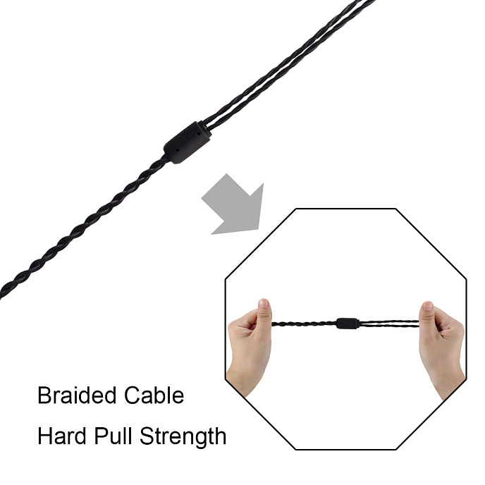 Кабель SoundLink 2pin twisted with Mic Black - рис.2