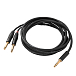 Кабель HeadMade Pro 6.3mm - 2x6.3mm Black 3m - рис.2
