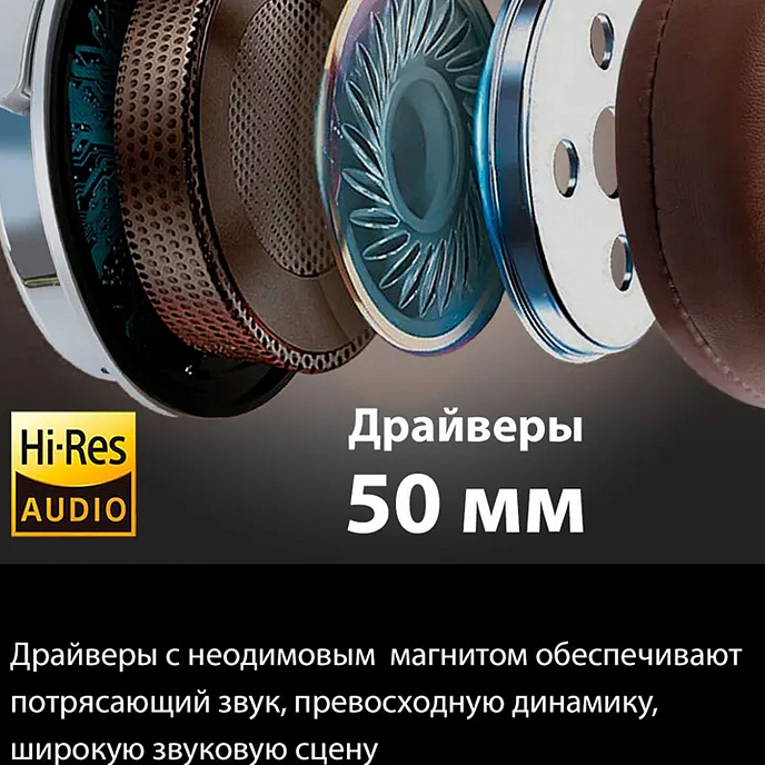 Наушники полноразмерные OneOdio Studio Pro 40 Silver - рис.4