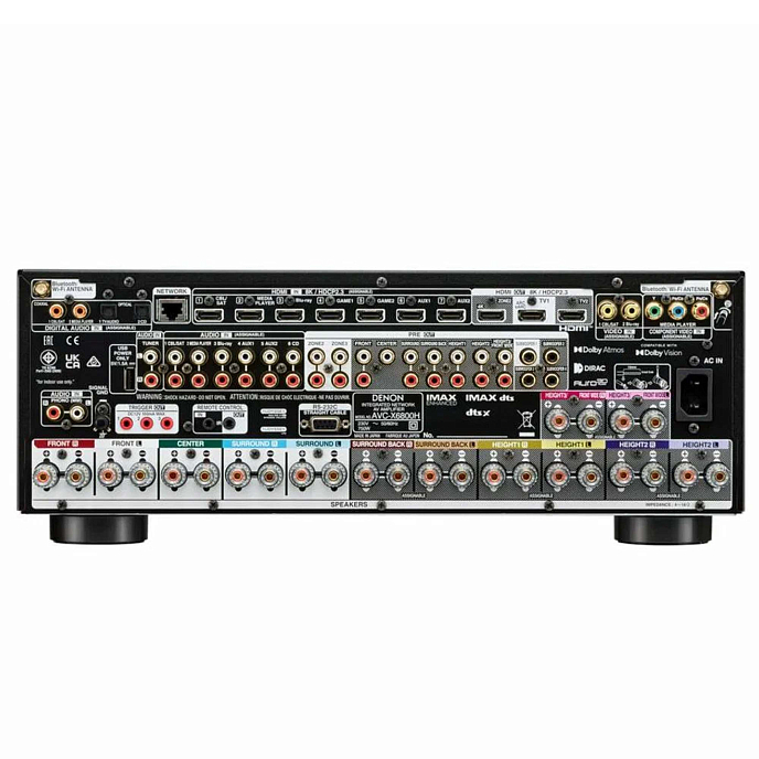 Ресивер Denon AVC-X6800H Black - рис.3