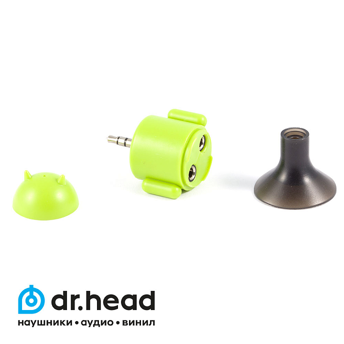 Разветвитель для наушников AXES SPT-2Droid Green - рис.0