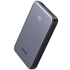 Внешний аккумулятор Ugreen PB507 10000mAh Two-way Fast Charging 20W Power Bank Gray