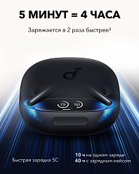Беспроводные наушники Anker Soundcore Liberty 4 Pro Glossy Black