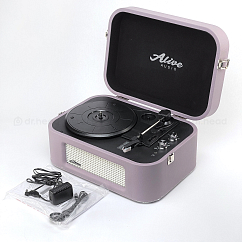 Проигрыватель винила Alive Audio STORIES (STR-06) lilac виниловый проигрыватель_(SN 25921460646831722919)_Уценка
