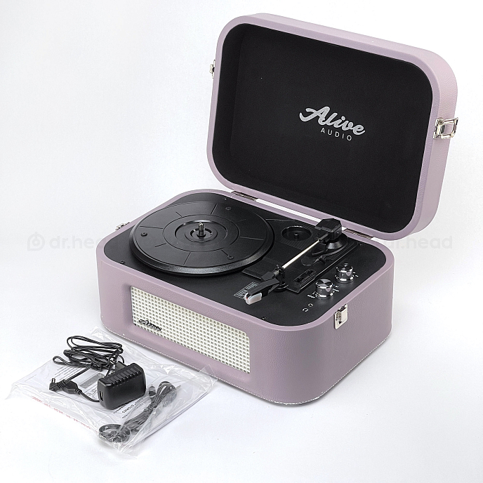 Проигрыватель винила Alive Audio STORIES (STR-06) lilac виниловый проигрыватель_(SN 25921460646831722919)_Уценка - рис.1