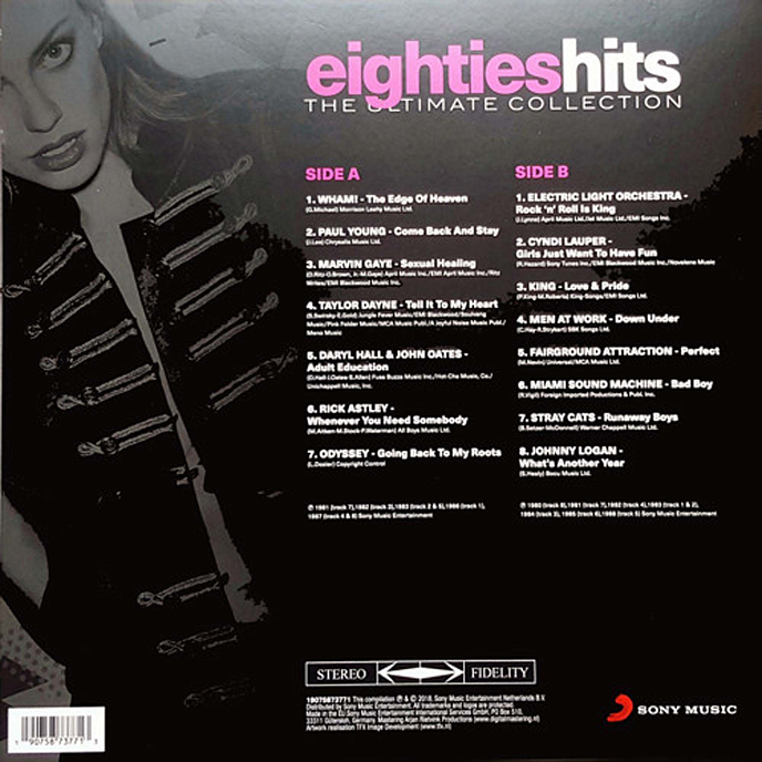 Виниловая пластинка Various - Eighties Hits (The Ultimate Collection) - LP - рис.1