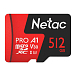 Карта памяти Netac Pro microSDXC 512GB A1 V30 U3 C10 +microSD Black/Red - рис.0 Карта памяти Netac Pro microSDXC 512GB A1 V30 U3 C10 +microSD Black/Red - рис.0