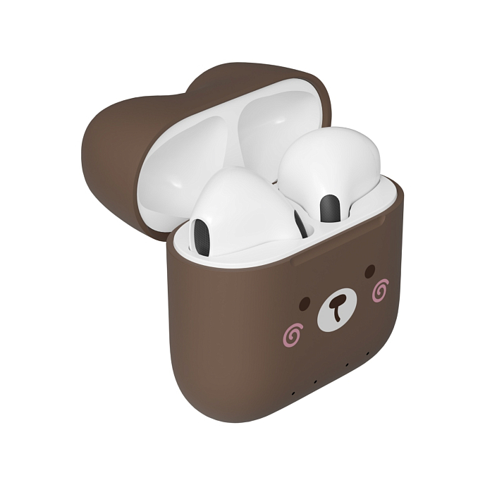 Беспроводные наушники Caweon TeddyBear Brown TWS - рис.3