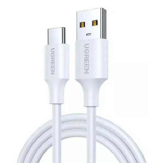 Кабель Ugreen US287 USB-A - USB-C White 1m - рис.1
