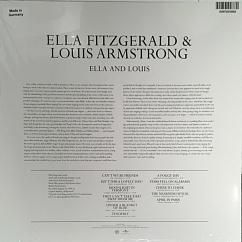 Виниловая пластинка Ella Fitzgerald & Louis Armstrong – Ella And Louis LP