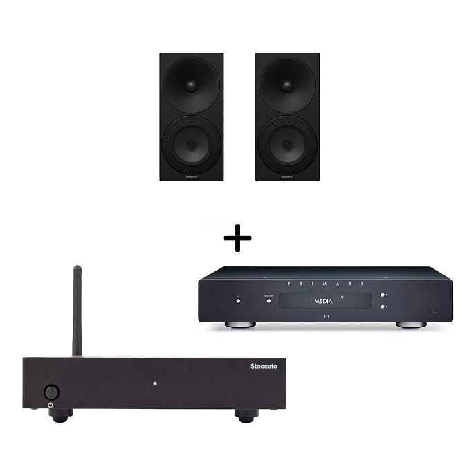 Комплект Primare I15 + Amphion Argon1 Black + Earmen Staccato - рис.0