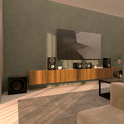 Сабвуфер Monitor Audio Anthra W15 High Gloss Black