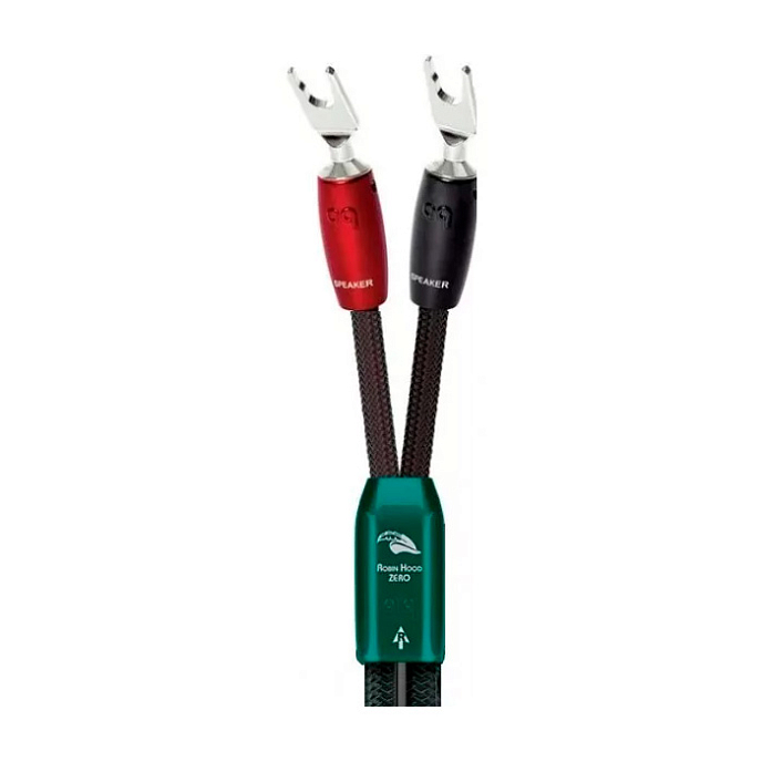 Кабель AudioQuest Robin Hood ZERO (Full-Range/Treble) Spade 2.5 m - рис.0
