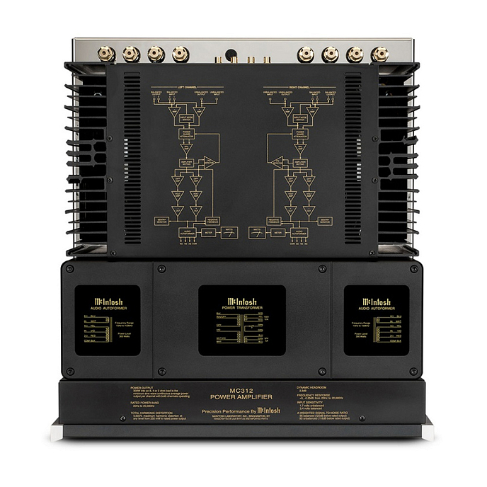 Усилитель мощности Mcintosh MC312 - рис.9