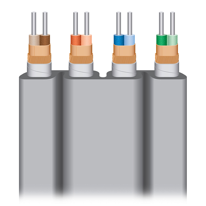 Кабель Wireworld Platinum Starlight 8 Twinax Ethernet Cable Grey 13m - рис.2