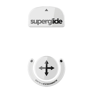Pulsar Superglide Glass Skates for Logitech G Pro X Superlight White