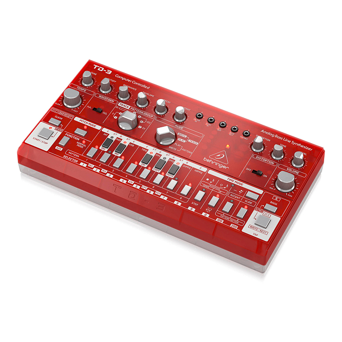 Синтезатор Behringer TD-3 Transparent Red - рис.3