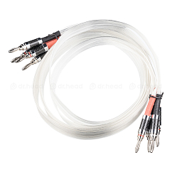 Кабель HeadMade Speaker Cable Silver flat Banana/Banana 1.5m