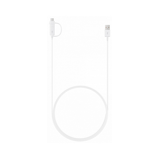 Кабель Samsung micro-USB - USB-C 100W White 1.5m - рис.0
