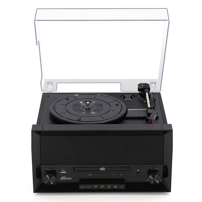 Проигрыватель винила Ritmix LP-400B Black - рис.0
