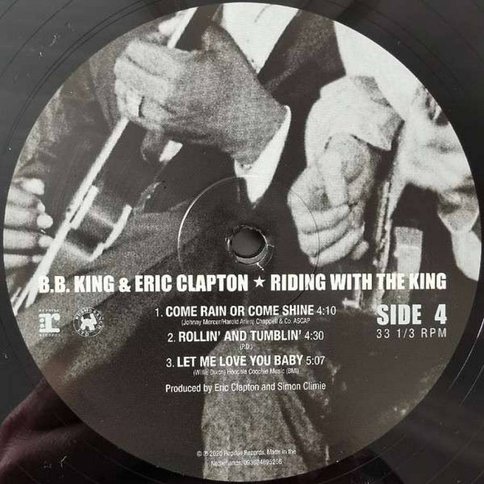 Виниловая пластинка B.B. King & Eric Clapton - Riding With The King (coloured) - 2LP - рис.6