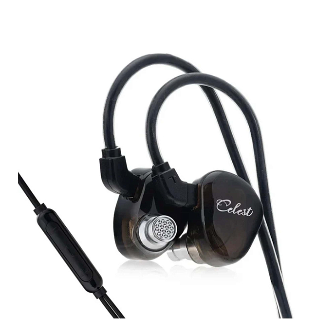Наушники внутриканальные Celest Rue with mic Black - рис.0