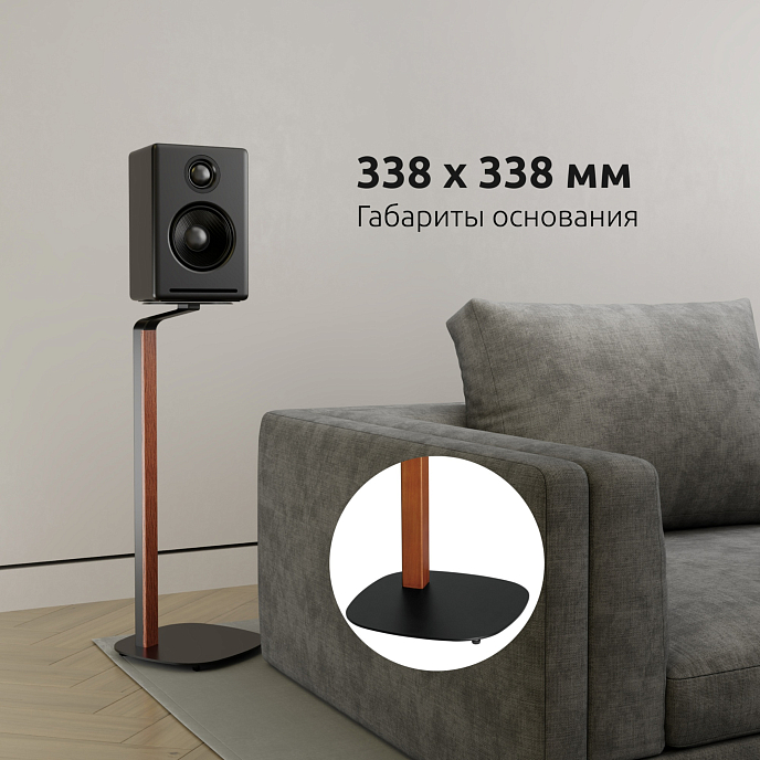 Стойки под акустику Uniteki STB102SPEAKER Black - рис.6