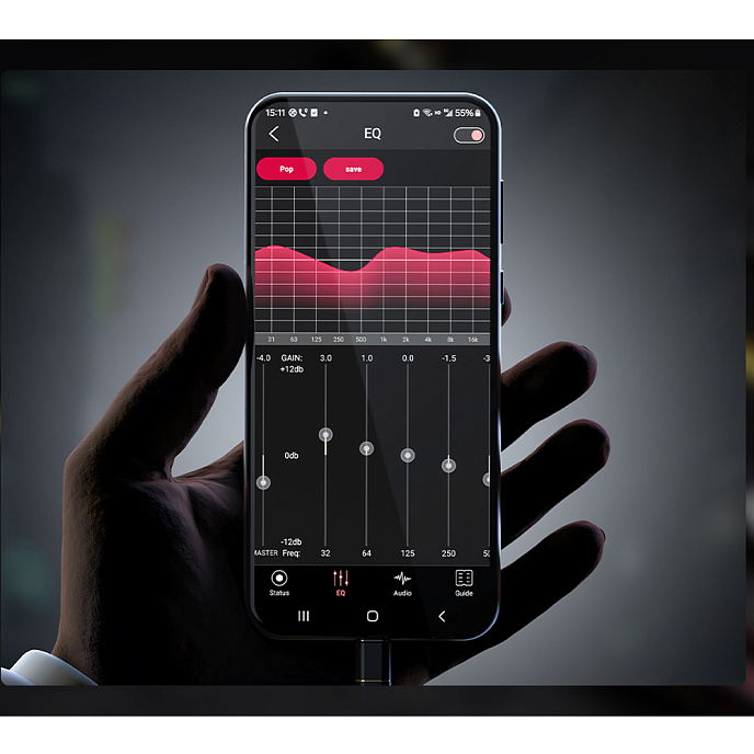 Усилитель для наушников с ЦАП Jade Audio JIEZI B Black Red - рис.5