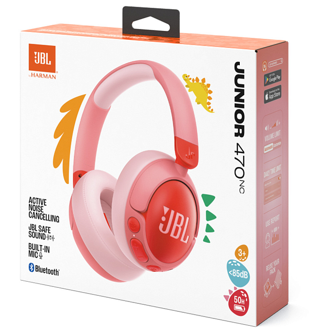 Беспроводные наушники JBL Junior 470NC Pink - рис.6