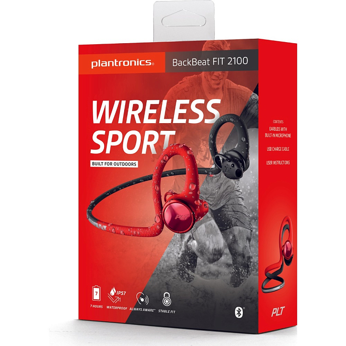Наушники Plantronics BackBeat FIT 2100 Lava Black - рис.2