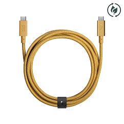 Кабель Native Union Belt Cable Type-C 240W 2.4m Kraft