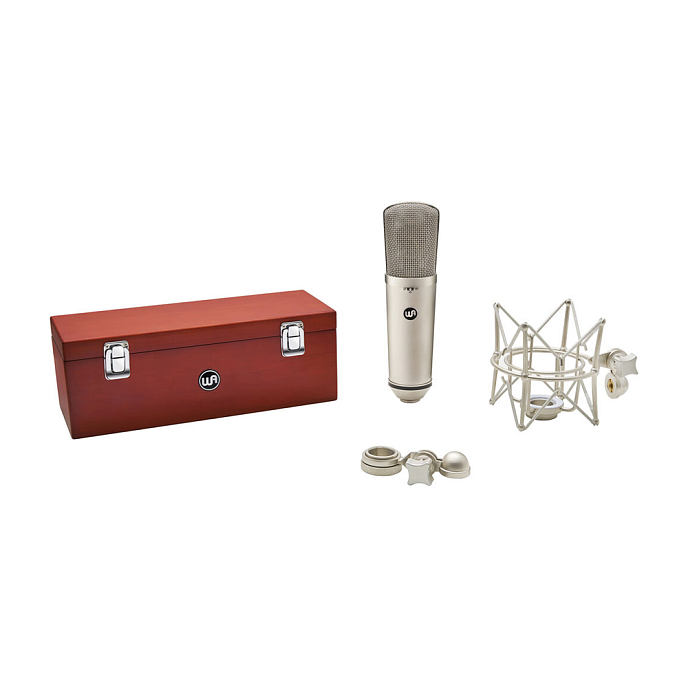 Микрофон студийный Warm Audio WA-87 R2 Silver Gold - рис.4