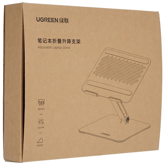 Подставка для ноутбука Ugreen LP339 Silver - рис.4