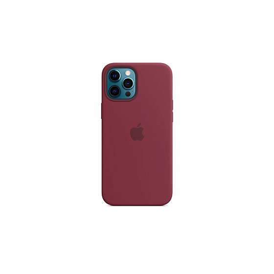 Чехол для смартфонов Apple iPhone 12 Pro Max Silicone Case with MagSafe Plum - рис.0