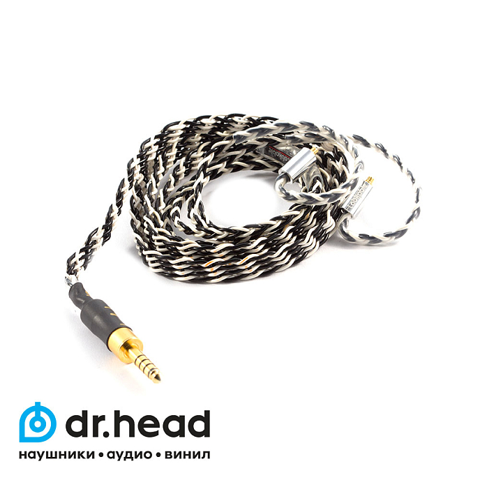 Кабель Labkable Silver Shadow 8 wire MMCX - Balance 4.4mm - рис.0