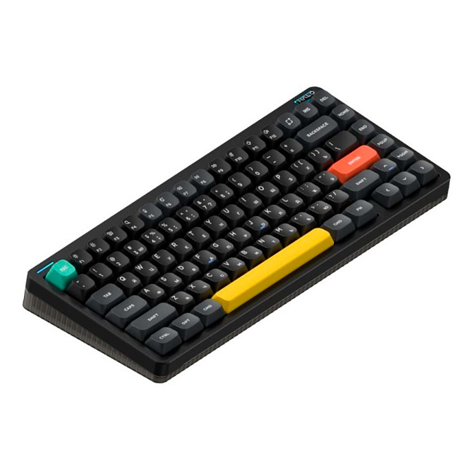 Клавиатура NuPhy Halo75 V2 QMK Lemon Switch Obsidian Black - рис.1