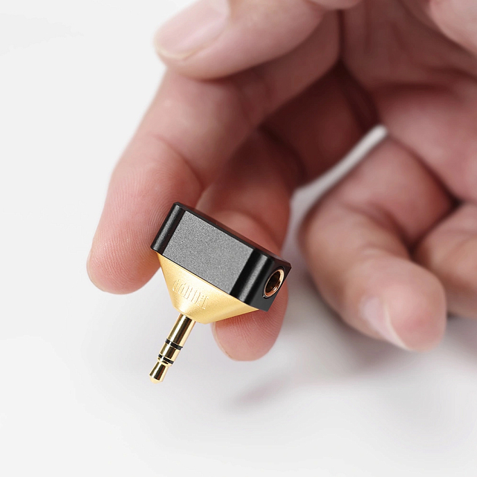 Переходник ddHiFi DJ44Gold Edition Black Gold 4.4mm (f) - 3.5mm (m) - рис.5