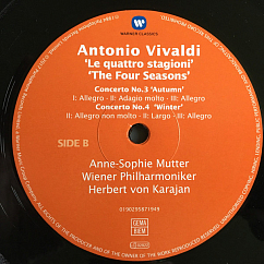 Пластинка Vivaldi; Anne-Sophie Mutter; Wiener Philharmoniker; Herbert Von Karajan - Le Quattro Stagioni The Four Seasons Die Vier Jahreszeiten