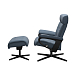 Кресло для прослушивания Stressless Erik M Cross Paloma Crystal Blue Black - рис.3