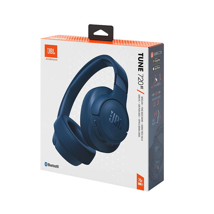 Беспроводные наушники JBL Tune 720BT Blue - рис.10