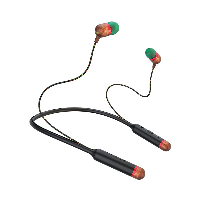 Беспроводные наушники House of Marley Smile Jamaica Wireless Rasta - рис.0