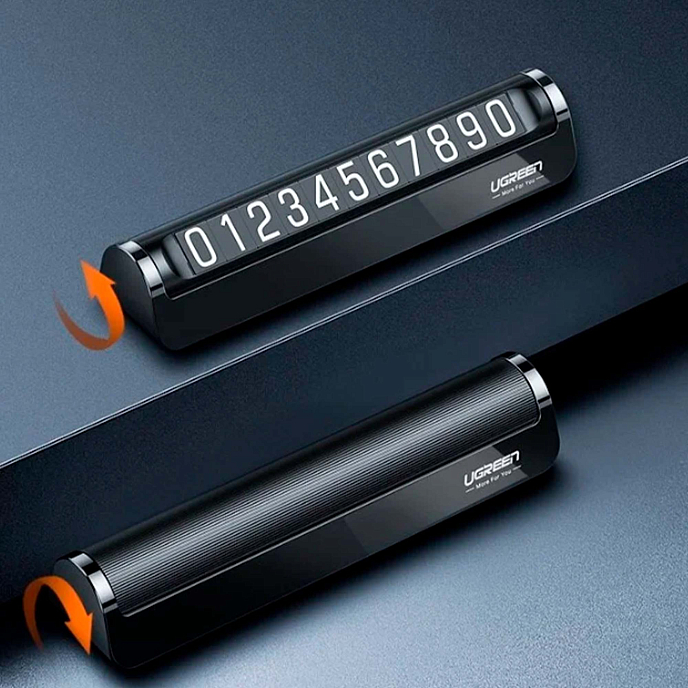 Держатели Ugreen LP178 (60326) Car Temporary Parking Card Black - рис.4