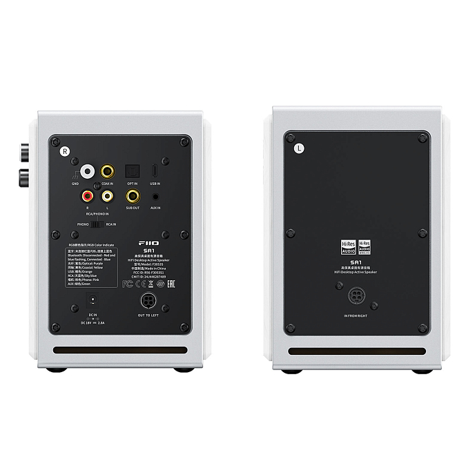 Полочная акустика FiiO SA1 Cloud White - рис.4