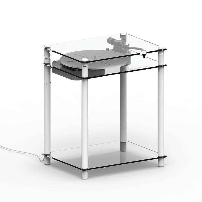 Стойка для Hi-Fi Transparent Transparent Turntable Stand White - рис.5