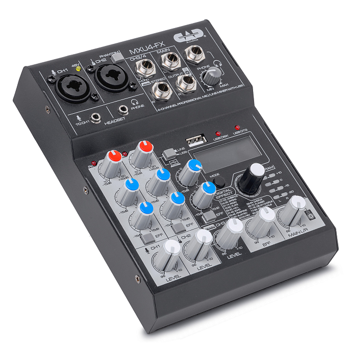 Микшерный пульт CAD MXU4-FX Black - рис.1