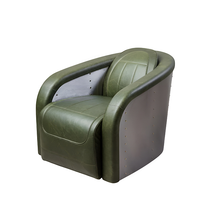 Кресло для прослушивания F2F Пилот Stainless Steel Green - рис.0