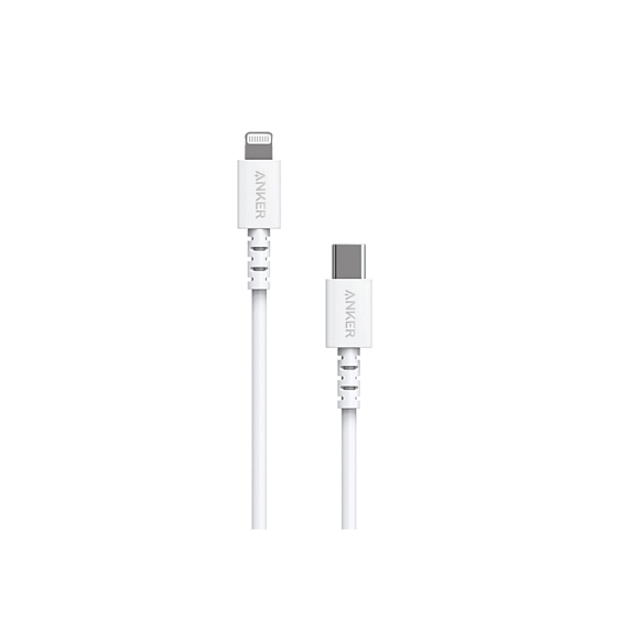 Кабель Anker PowerLine Select USB-C - Lightning 0.9m White - рис.0