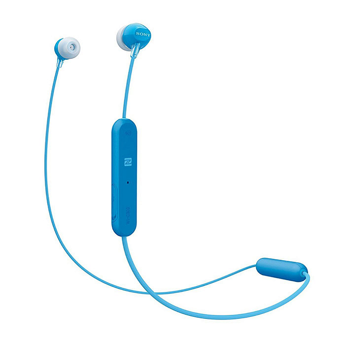 Беспроводные наушники Sony WI-C300 Blue - рис.0